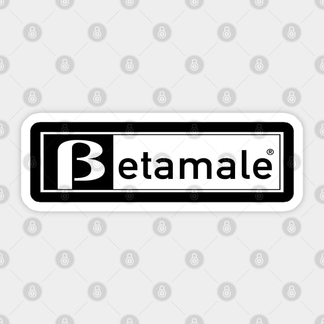 Beta Male - Betamax Video Parody Sticker by GoldenGear